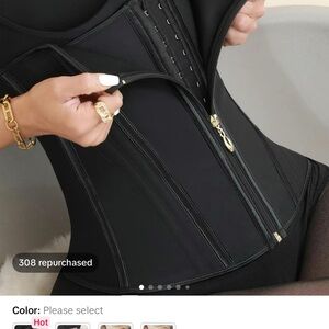 Black Waist Trainer Corset